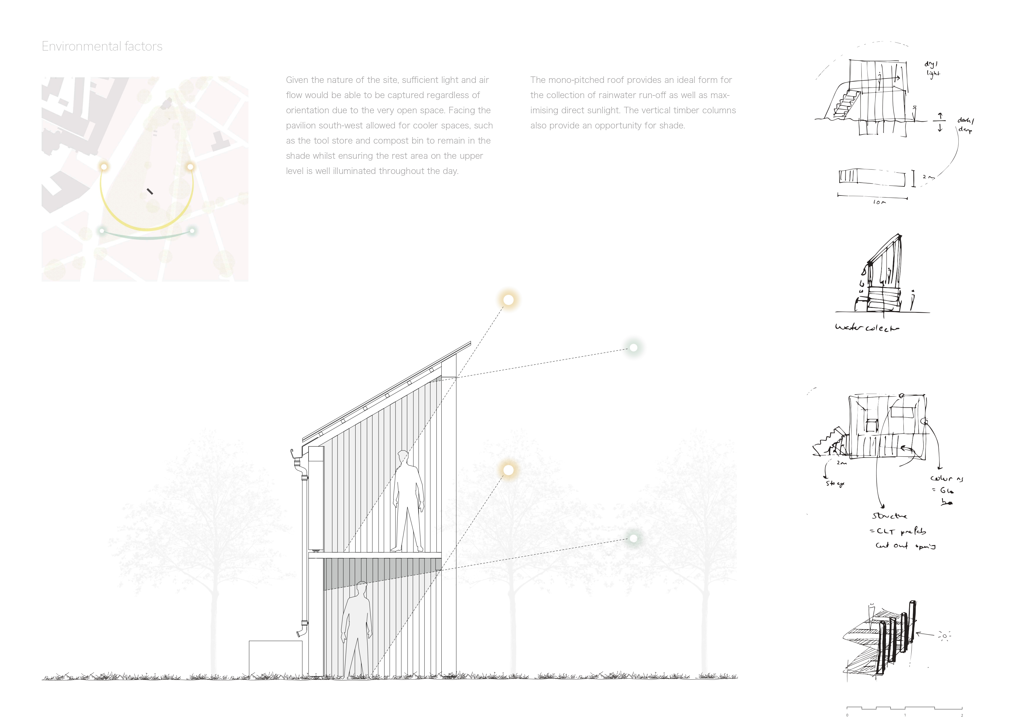 The Warren and The Nest environmental pavilion study